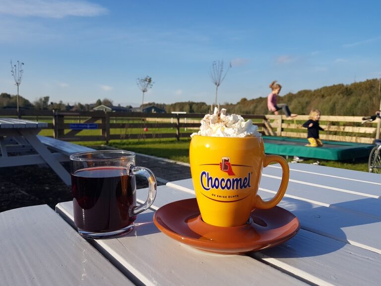 Warme chocolademelk en glühwein